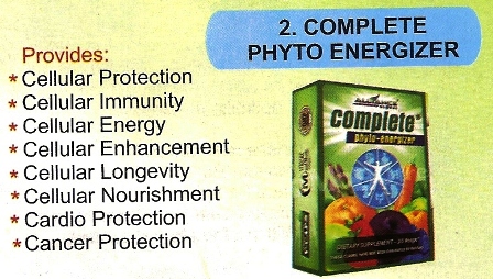 Complete Phyto for control of cancers, immunity, longevity, detox
